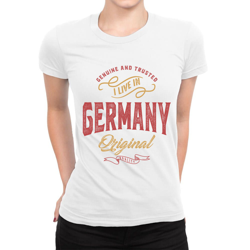 Germany Ladies Fitted T-Shirt by Ale Ceconello | Artistshot