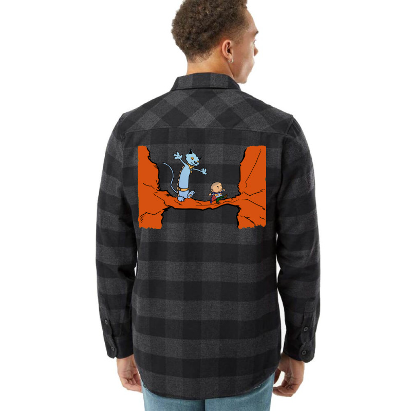 A Freelancer & His Lying Cat Flannel Shirt by louaidecidea | Artistshot