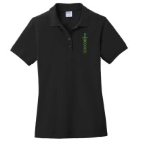 The Polyhedral Dice Collector's Green Sword Ladies Polo Shirt | Artistshot