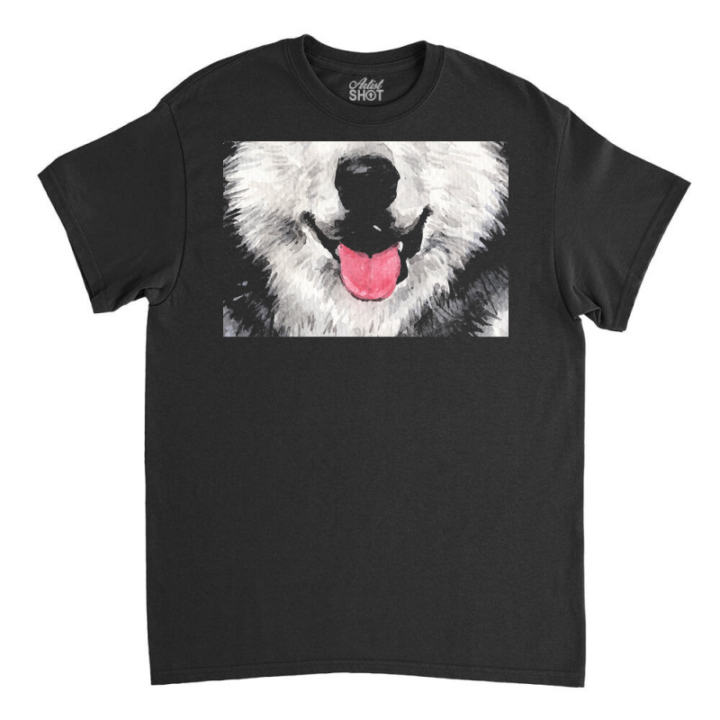 Husky T  Shirtfunny Siberian Husky Lover Face Mask Cute Husky Dog Mout Classic T-shirt by misael23496 | Artistshot