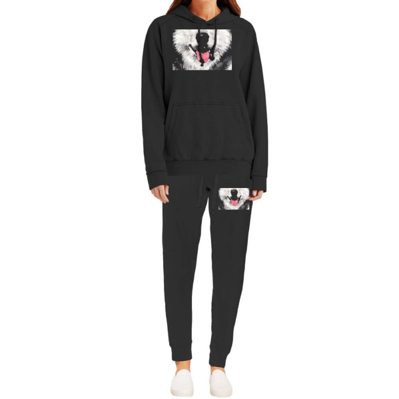 Husky T  Shirtfunny Siberian Husky Lover Face Mask Cute Husky Dog Mout Hoodie & Jogger set by misael23496 | Artistshot