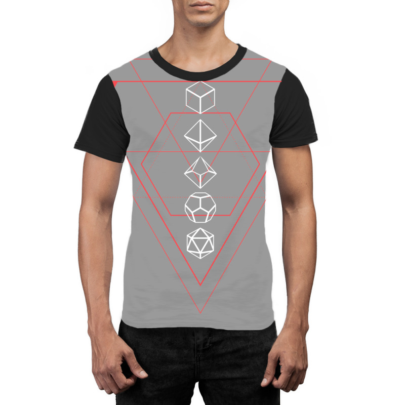 Minimalist Polyhedral Dice Set Of The Master Graphic T-shirt | Artistshot