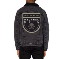 Neutral Evil Unisex Sherpa-lined Denim Jacket | Artistshot