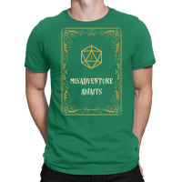 Misadventure Awaits D20 Dice Tabletop Rpg T-shirt | Artistshot