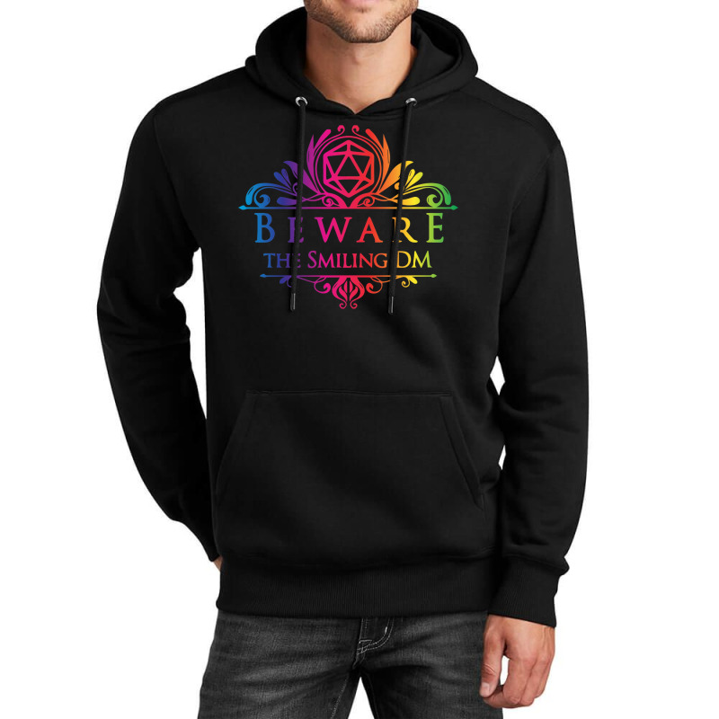 Rainbow Beware The Smiling Dm  When The Dm Smiles Unisex Hoodie | Artistshot