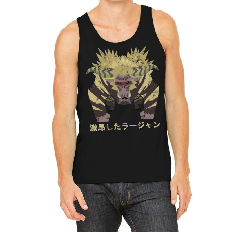 Monster Hunter World Iceborne Furious Rajang Kanji Tank Top | Artistshot