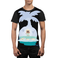 Deserted Island Cult Leaderanimal Crossing New Hor Graphic T-shirt | Artistshot