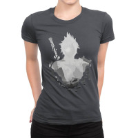 Destiny's Crossroads Grey V. Final Fantasy 7 Ladies Fitted T-shirt | Artistshot