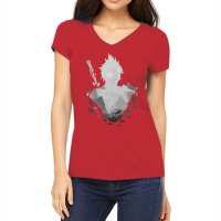 Destiny's Crossroads Grey V. Final Fantasy 7 Women's V-neck T-shirt | Artistshot