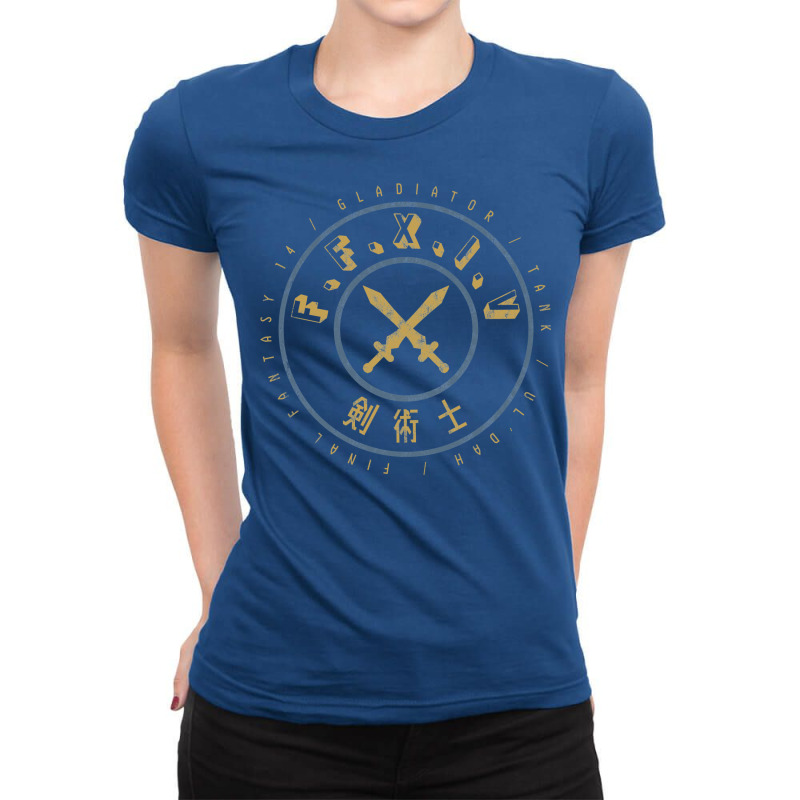 Final Fantasy Xiv Gladiator Ladies Fitted T-Shirt by auwadehmant | Artistshot