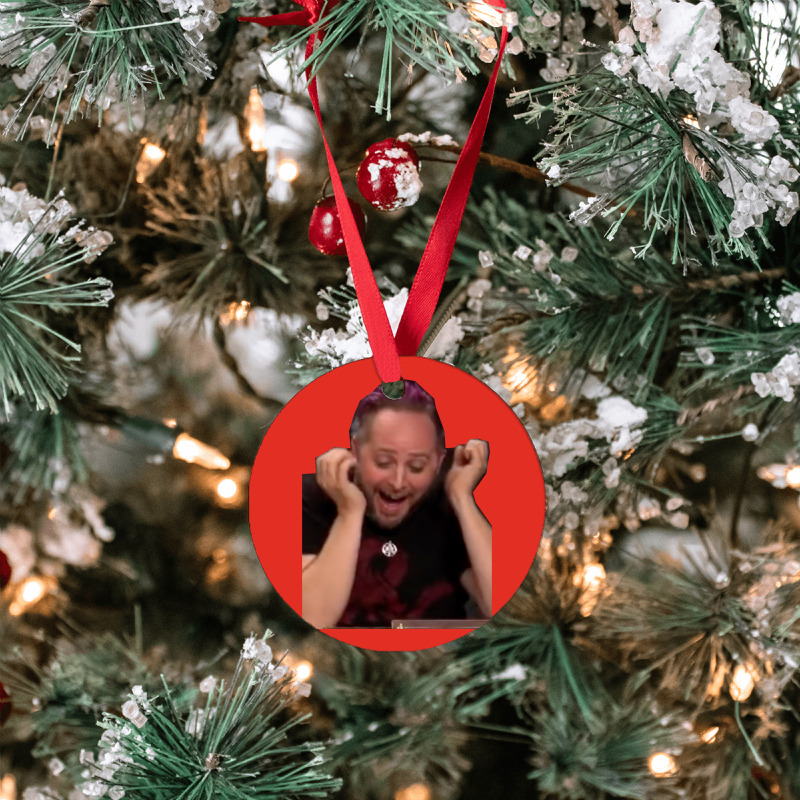 Taliesin Jaffe   Crititcal Role Meme Face Caduceus Ornament | Artistshot