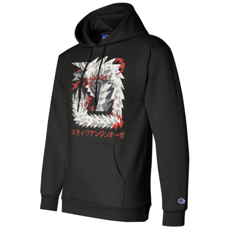 Monster Hunter World Iceborne Stygian Zinogre Kanj Champion Hoodie | Artistshot