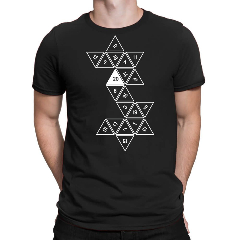 Unrolled D20 T-shirt | Artistshot