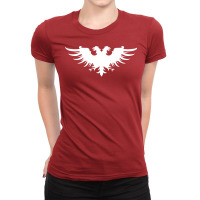 Imperial Symbol Two Headed Eagle Medieval Emblem W Ladies Fitted T-shirt | Artistshot