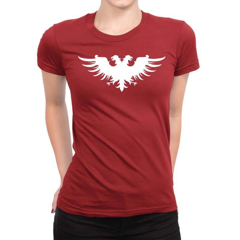 Imperial Symbol Two Headed Eagle Medieval Emblem W Ladies Fitted T-Shirt by cpwgehlenc | Artistshot