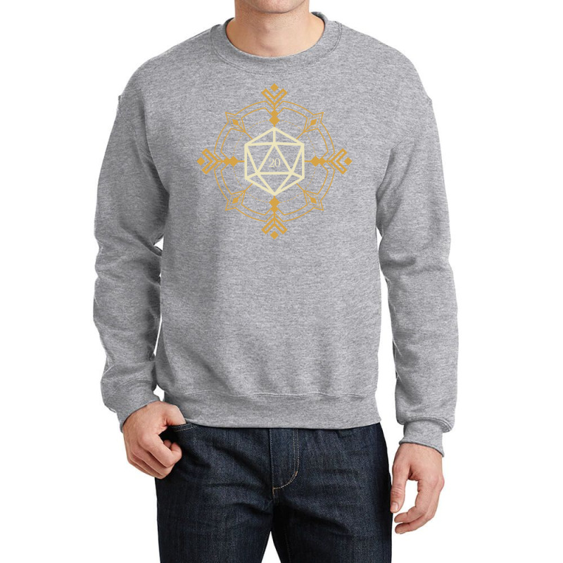 Magical Esoteric D20 Dice Crewneck Sweatshirt by boricanamisd | Artistshot