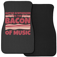 Guitar Synthesizer Gifts Bacon Of Music Front Car Mat | Artistshot