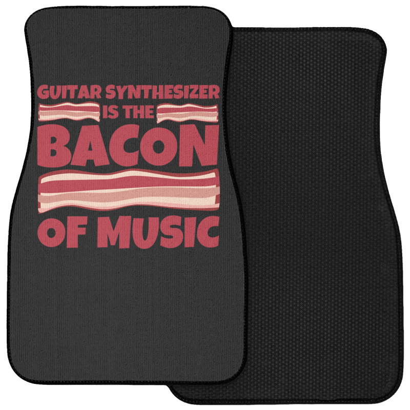 Guitar Synthesizer Gifts Bacon Of Music Front Car Mat | Artistshot