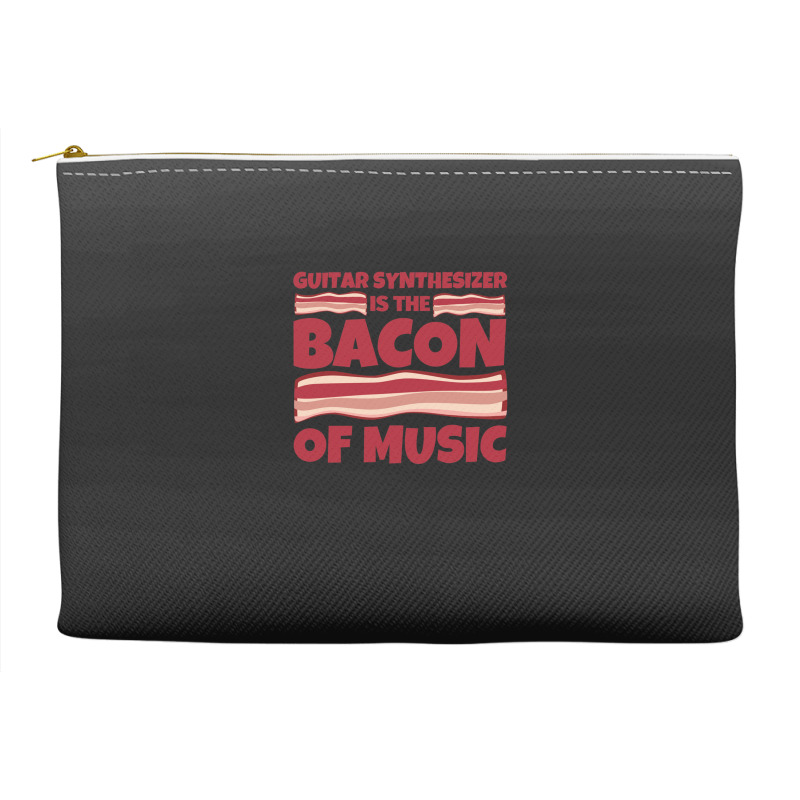 Guitar Synthesizer Gifts Bacon Of Music Accessory Pouches | Artistshot