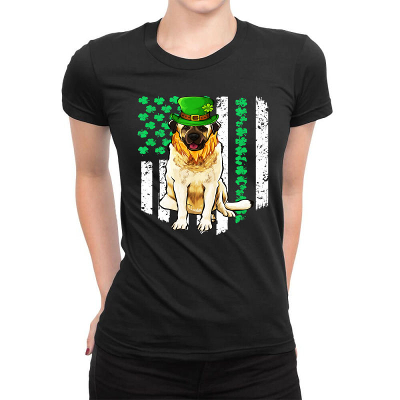 Anatolian Shepherd Dog St Patricks Ladies Fitted T-Shirt by kakashop | Artistshot