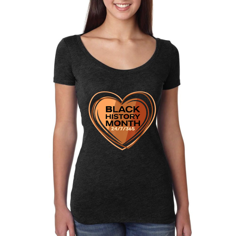 Cahokia Illinois Il Vintage Athletic Black Sports Women's Triblend Scoop T-shirt by calguaa | Artistshot