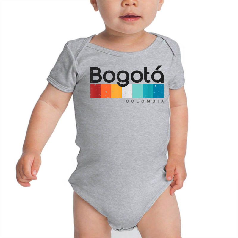 Bogota Colombia Retro Style Vintage Design T Shirt Baby Bodysuit by refahnes | Artistshot