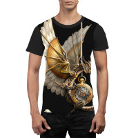 Steampunk Dragon On Watch Gift Vintage Graphic T-shirt | Artistshot