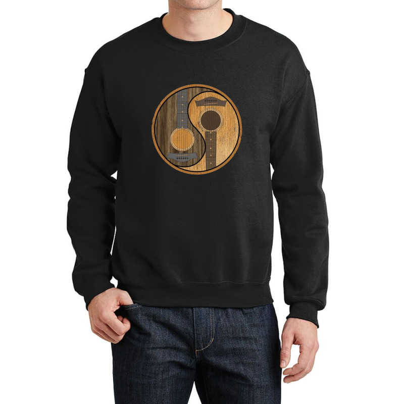 Guitar Yin Yang Crewneck Sweatshirt | Artistshot