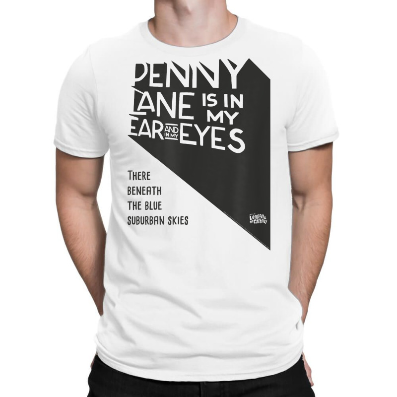 Lyrics By Lennon And Mccartney   Penny Lane T Shir T-shirt | Artistshot