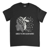 Womens We Wear Silver For Agenesis Of The Corpus C Classic T-shirt | Artistshot