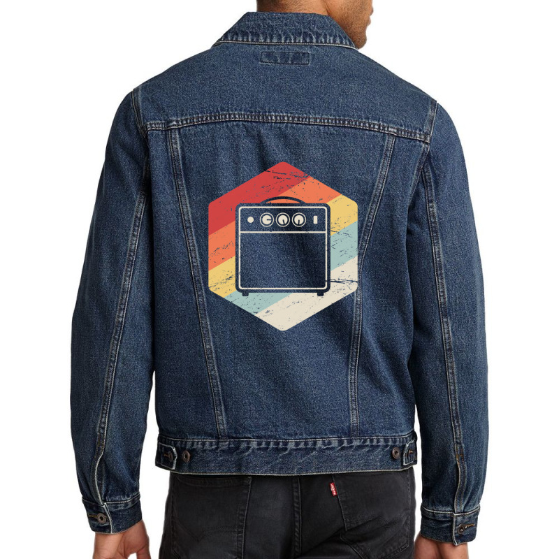 Guitarist & Guitar Player Gift Men Denim Jacket | Artistshot