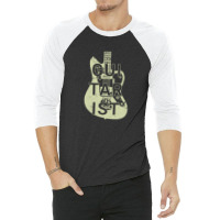 Guitarist Electric Guitar Body Cream Color 3/4 Sleeve Shirt | Artistshot