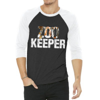 Zoo Keeper Costume Safari Wildlife Zookeeper Costu 3/4 Sleeve Shirt | Artistshot