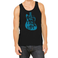 Guitarist Electric Guitar Body Teal Color Tank Top | Artistshot