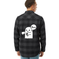 Ghost Of Disapproval Flannel Shirt | Artistshot