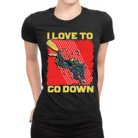 I Love To Go Down Scuba Diving Freediving Scuba Di Ladies Fitted T-shirt | Artistshot