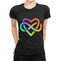 Polyamory Infinity Heart Symbol Neverending Love L Ladies Fitted T-shirt | Artistshot