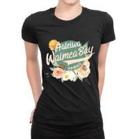 Hawaii Waimea Bay Oahu North Shore Hawaiian T Shir Ladies Fitted T-shirt | Artistshot