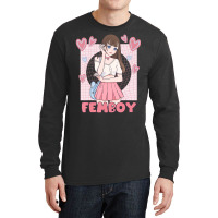 Femboy Anime Cute Little Skirt Femboy T Shirt Long Sleeve Shirts | Artistshot