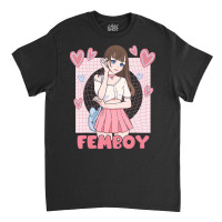 Femboy Anime Cute Little Skirt Femboy T Shirt Classic T-shirt | Artistshot