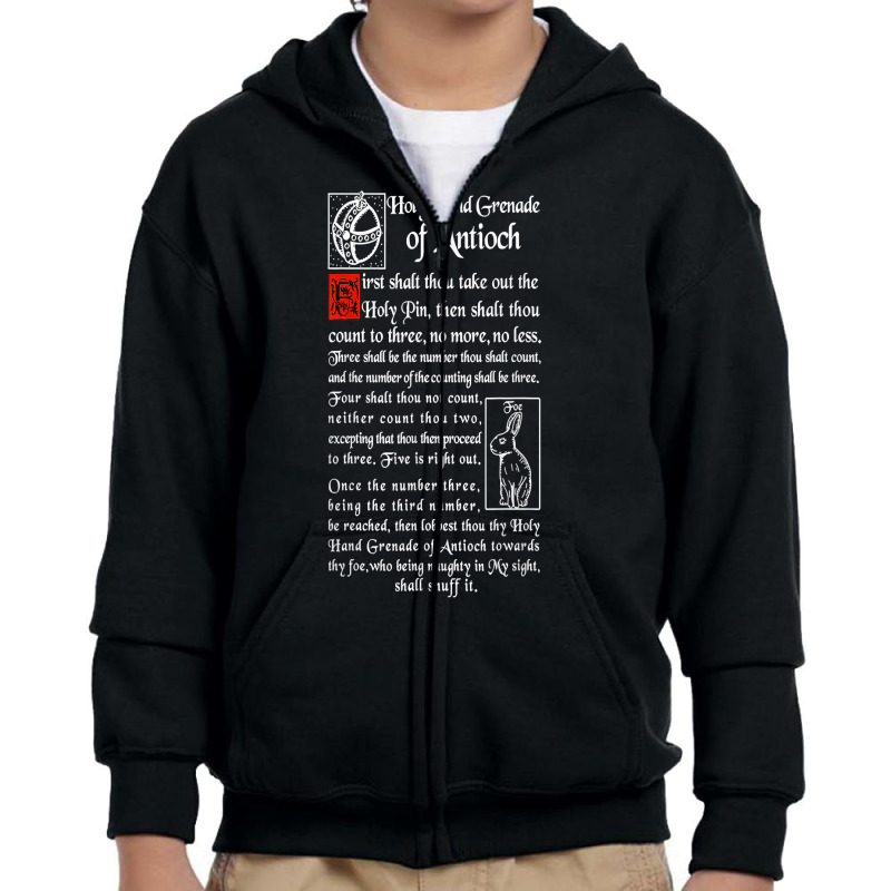 Holy Hand Grenade Of Antioch T Shirt Youth Zipper Hoodie | Artistshot