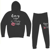 Curvy Hips And Pretty Lips T Shirt Hoodie & Jogger Set | Artistshot