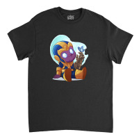 Cute Baby Thanos (low Poly Abstract) Zoomout Effect Classic T-shirt | Artistshot