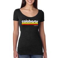 Retro Calabasas California T Shirt Women's Triblend Scoop T-shirt | Artistshot