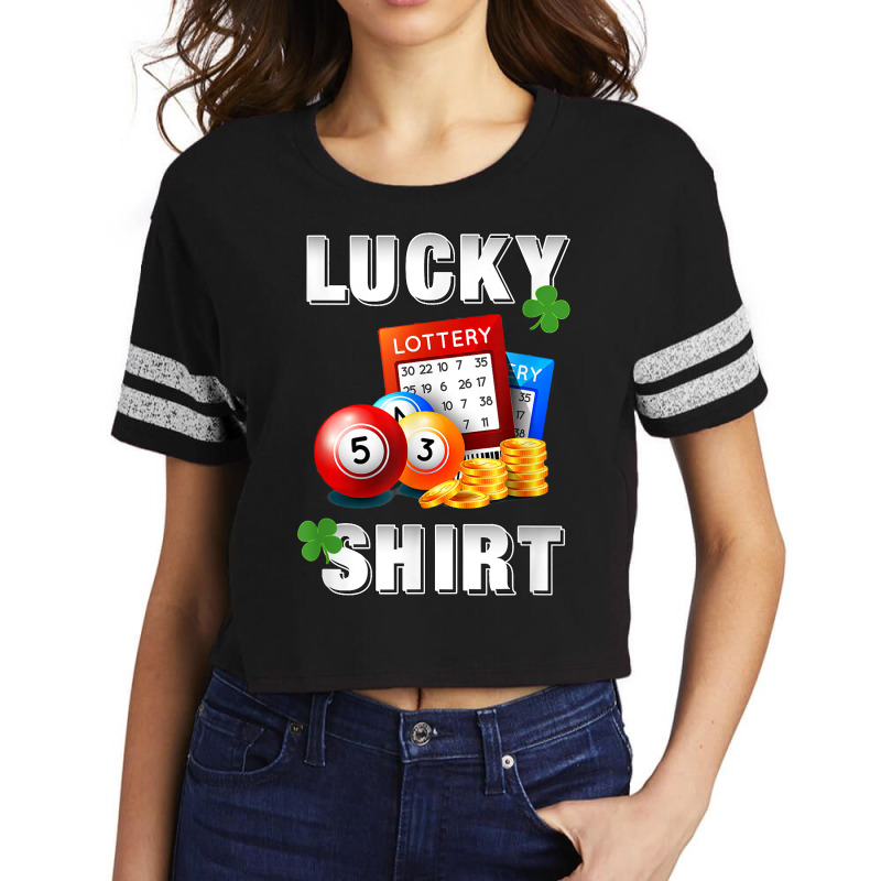 Lucky Lottery, Gambling Fun Lotto T Shirt, Dk Scorecard Crop Tee by arainro | Artistshot