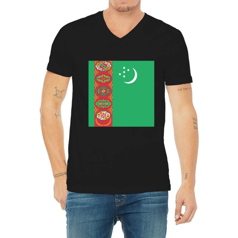 Turkmenistan V-neck Tee | Artistshot