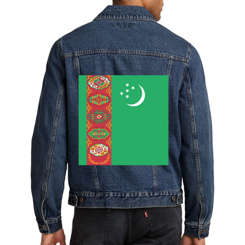 Turkmenistan Men Denim Jacket | Artistshot