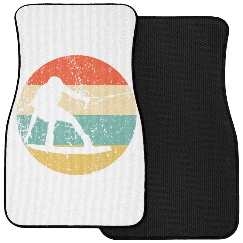 Wakeboarding Retro Wakeboarder T Shirt Front Car Mat | Artistshot