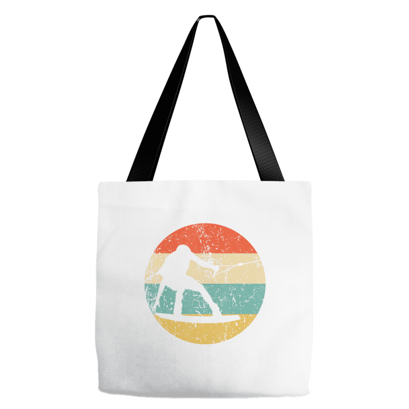 Wakeboarding Retro Wakeboarder T Shirt Tote Bags | Artistshot