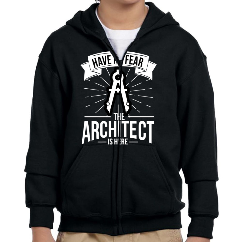 Architect   Building Gift For Profession House Bui Youth Zipper Hoodie | Artistshot